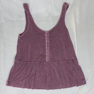 American Eagle⭐️ Purple clipped up tank top